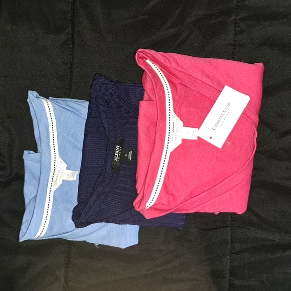 Tops - NWT- Women's Tops 3-Pack- Charter Club & Alfani Small